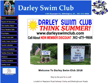 Tablet Screenshot of darleyswimclub.com